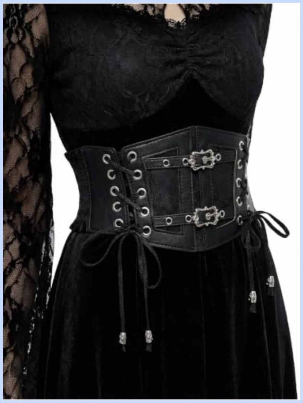 Women's Lace-Up Cinch Corset Belt Adjustable Waist Cincher